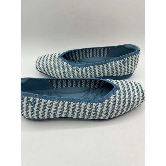 VIVAIA Margot Walker Lightweight Square-Toe V-Cut Ballot Flats Size 39.5 NEW - Picture 6 of 8